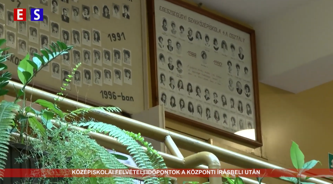 Középiskolai felvételi időpontok a központi írásbeli után