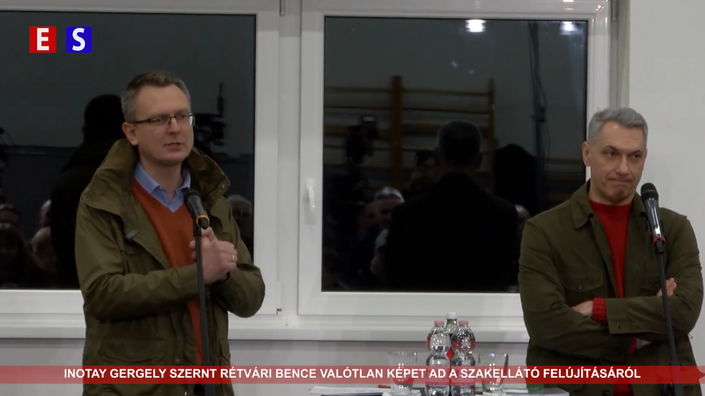 Inotay Gergely szerint Rétvári Bence valótlan képet ad a szakellátó felújításáról