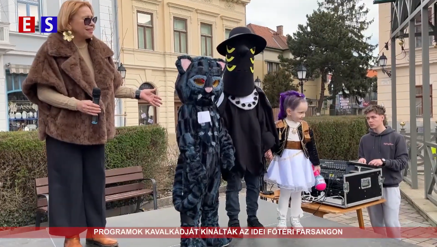 Programok kavalkádját kínálták az idei főtéri farsangon