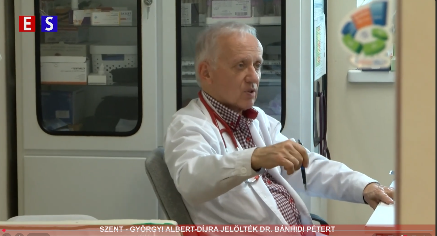 Szent-Györgyi Albert-díjra jelölték Dr. Bánhidi Pétert