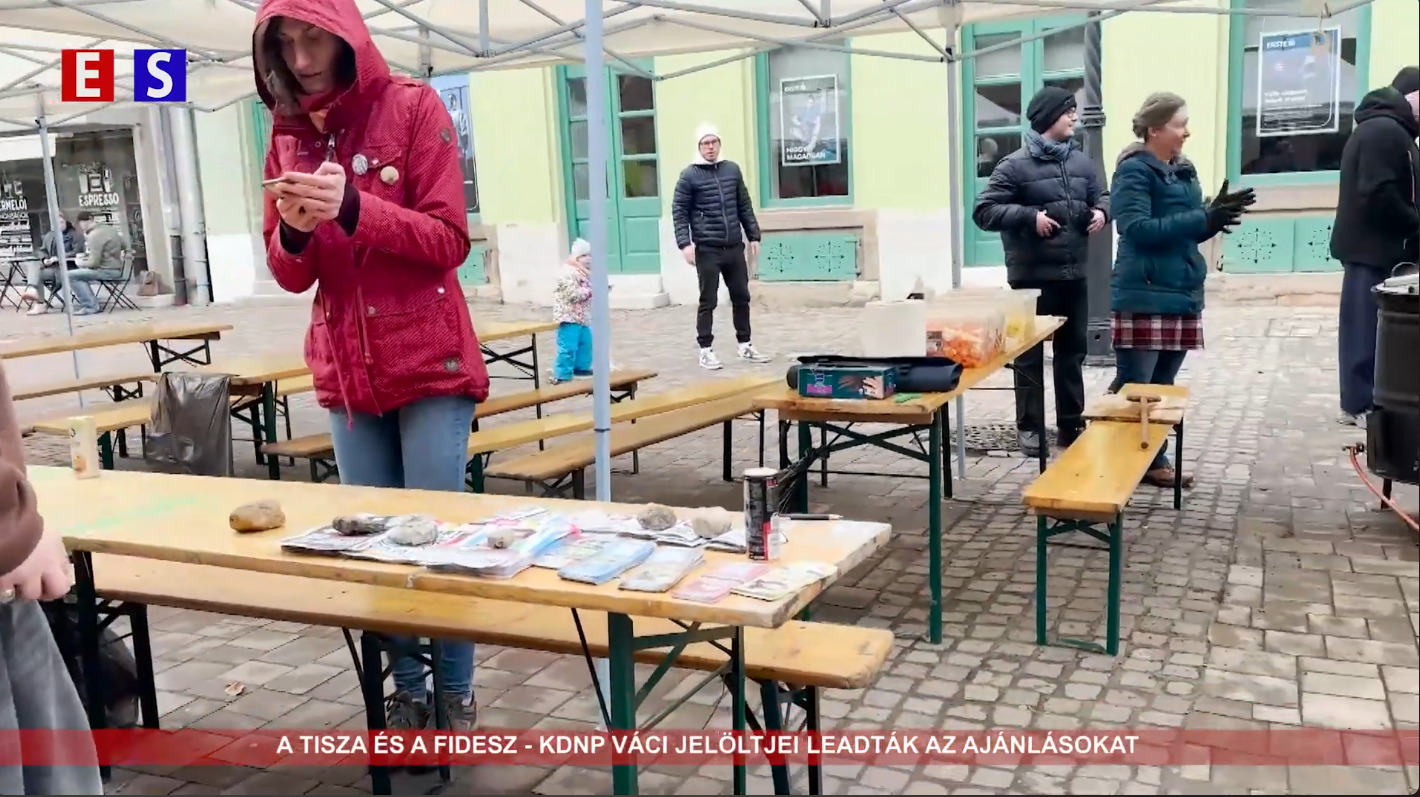 A Tisza és a Fidesz-KDNP váci jelöltje is leadta az ajánlásokat