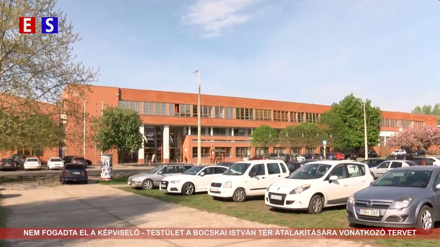 Nem fogadta el a képviselő-testület a Bocskai István tér átalakítására vonatkozó tervet