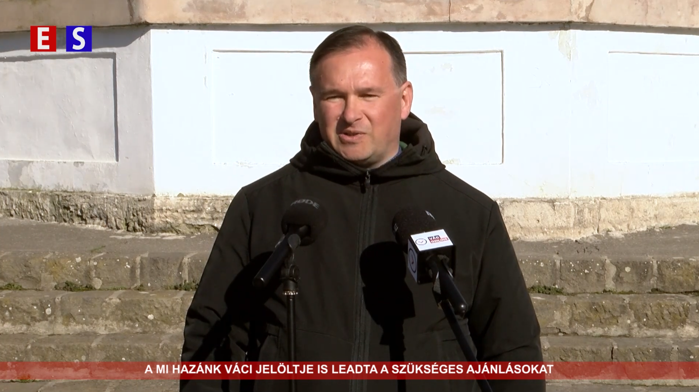 A Mi Hazánk váci jelöltje is leadta a szükséges ajánlásokat