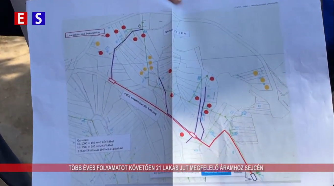 Több éves folyamatot követően 21 lakás jut megfelelő áramhoz Sejcén