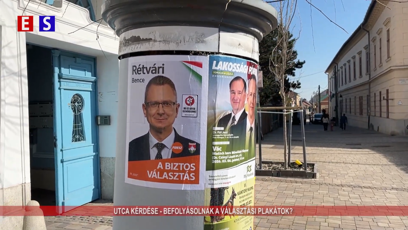Utca kérdése – Befolyásolnak a választási plakátok?