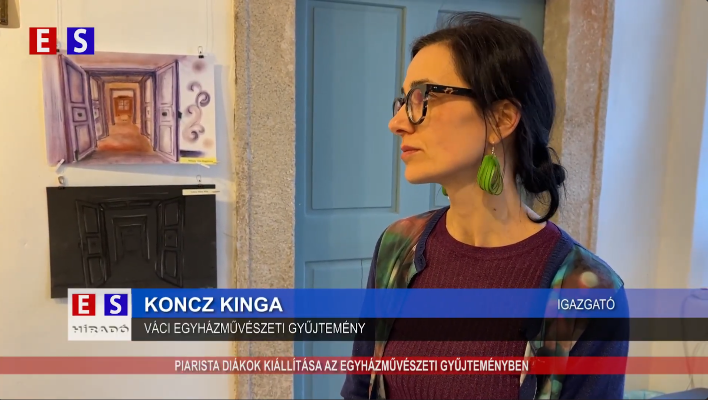 Piarista diákok kiállítása az Egyházművészeti Gyűjteményben