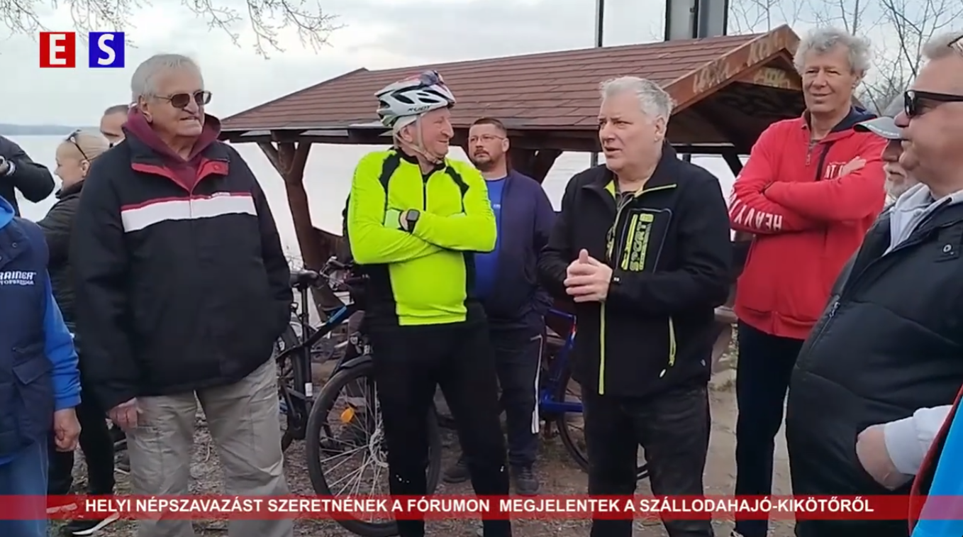 Helyi népszavazást szeretnének a fórumon megjelentek a szállodahajó-kikötőről