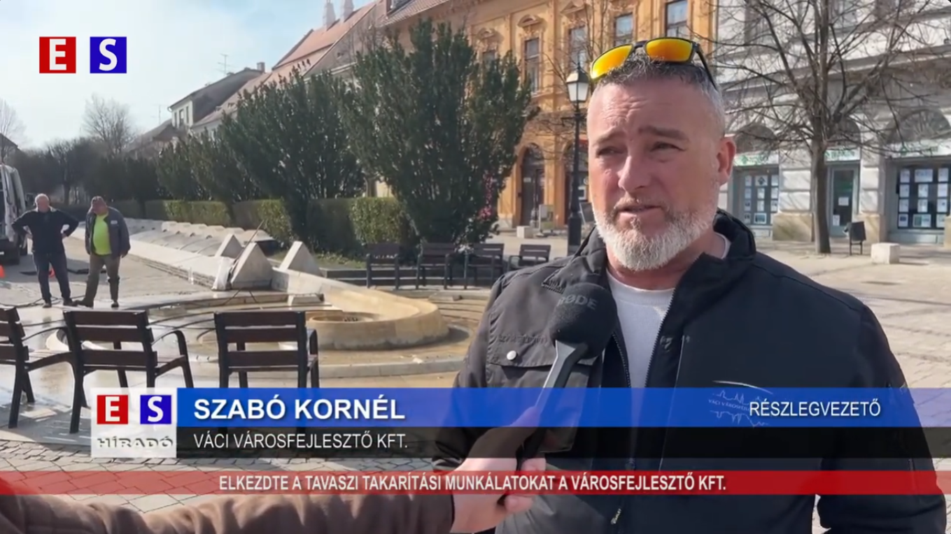 Elkezdte a tavaszi takarítási munkálatokat a Városfejlesztő Kft.