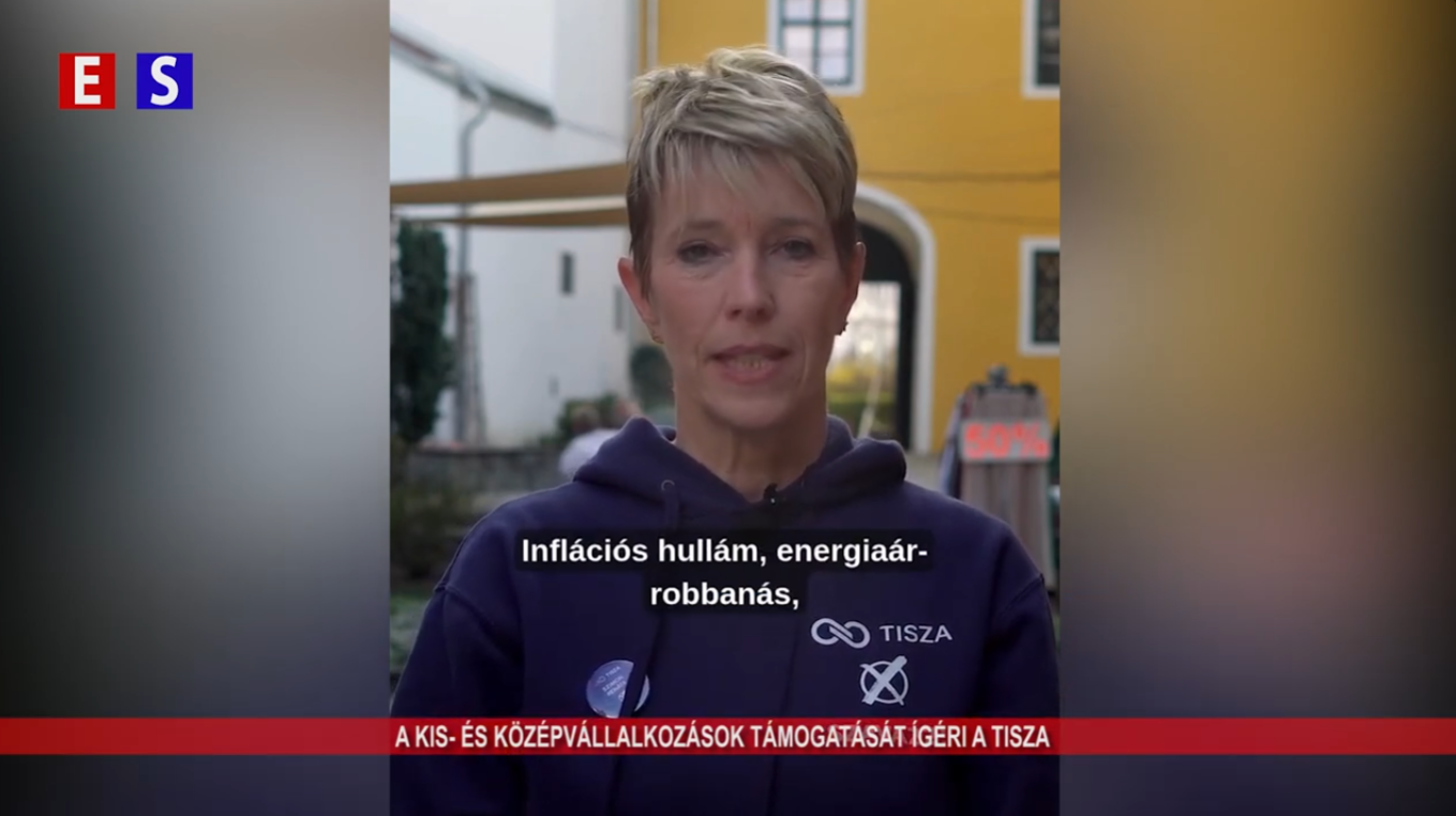 A kis-és középvállalkozások támogatását ígéri a TISZA