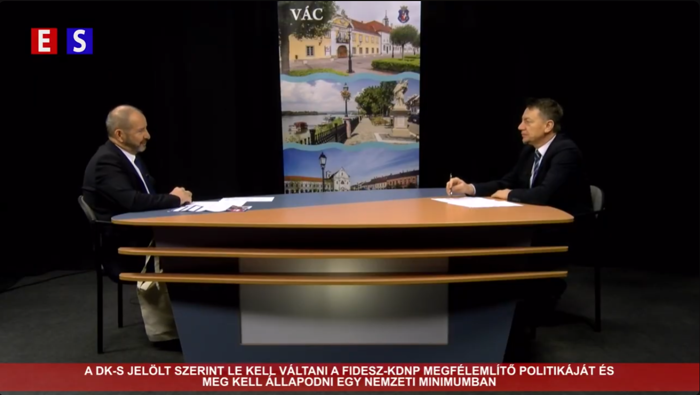 A DK-s jelölt szerint le kell váltani a Fidesz-KDNP megfélemlítő politikáját és meg kell állapodni egy nemzeti minimumban