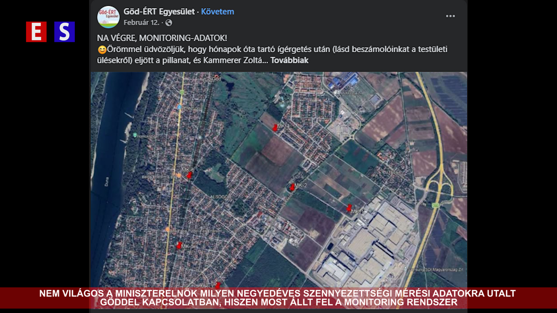 Nem világos a miniszterelnök milyen negyedéves szennyezettségi mérési adatokra utalt Göddel kapcsolatban, hiszen most állt fel a monitoring rendszer