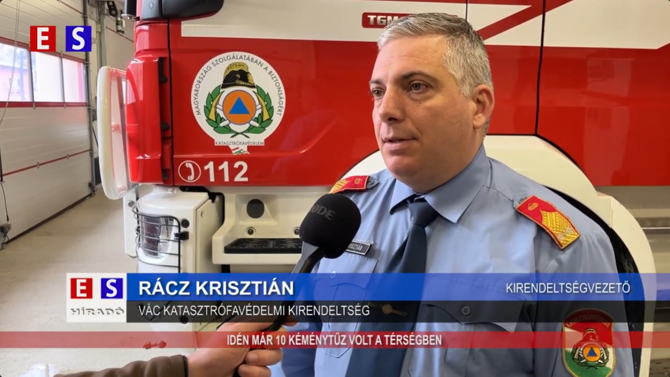 Idén már 10 kéménytűz volt a térségben