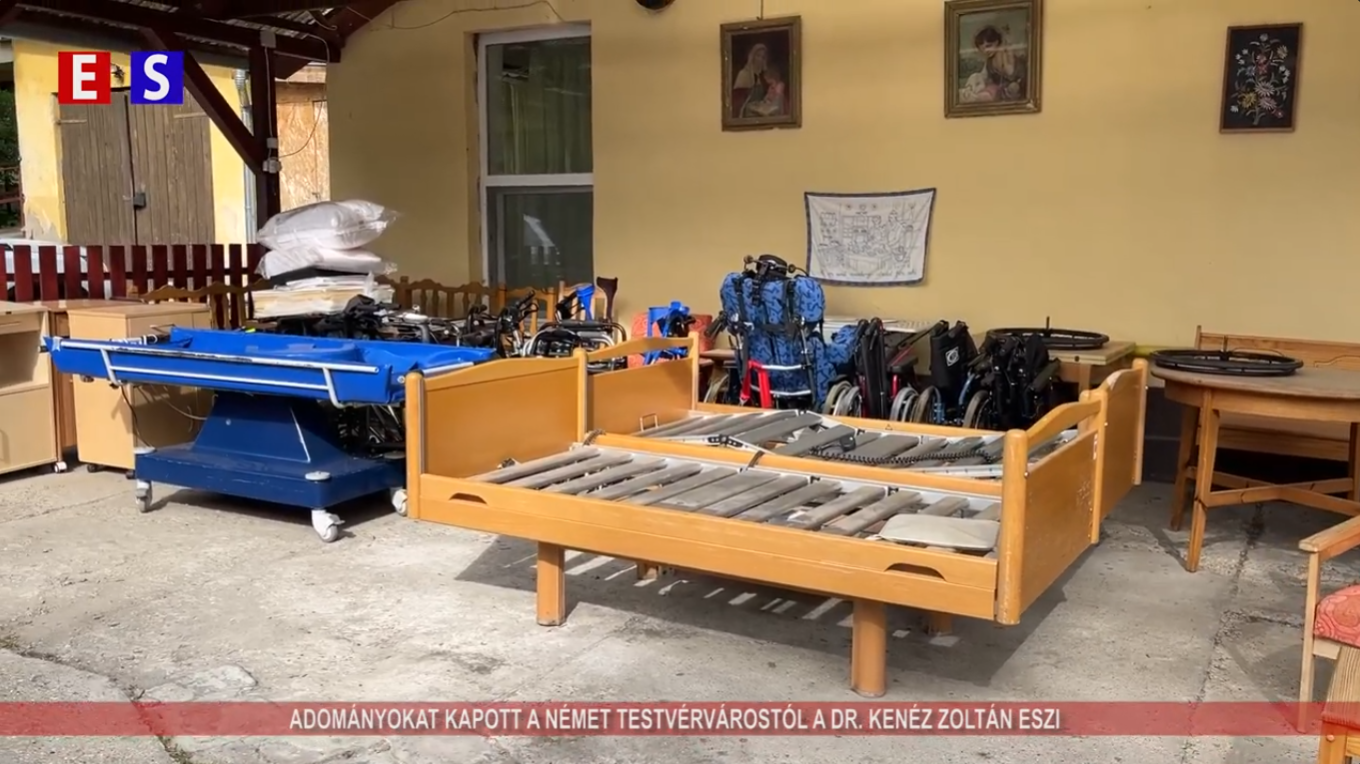 Újabb adományokat kapott a német testvérvárostól a váci idősellátó