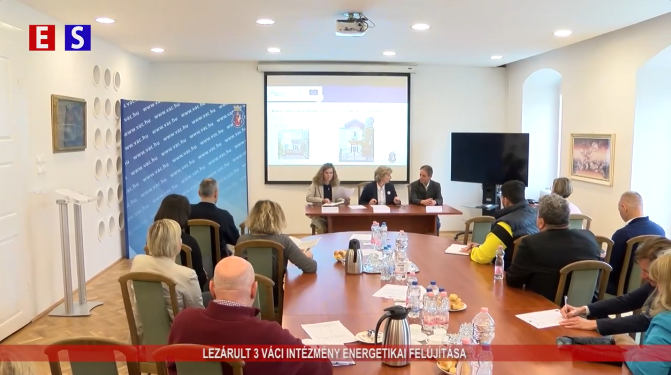 Lezárult három váci intézmény energetikai felújítása