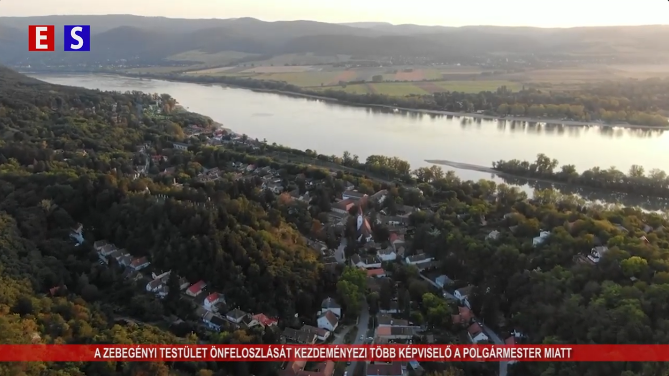 A zebegényi testületet önfeloszlatását kezdeményezi több képviselő a polgármester miatt