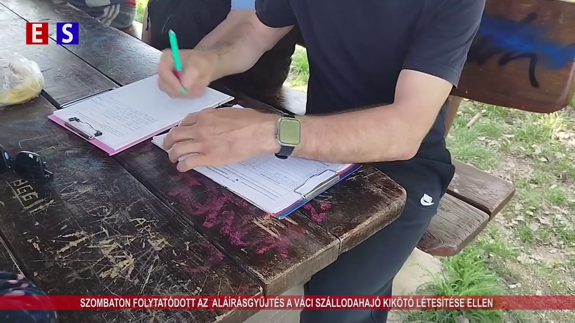 Szombaton folytatódott az aláírásgyűjtés a váci szállodahajó kikötő létesítése ellen