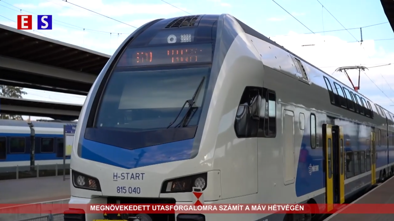 Megnövekedett utasforgalomra számít a MÁV hétvégén