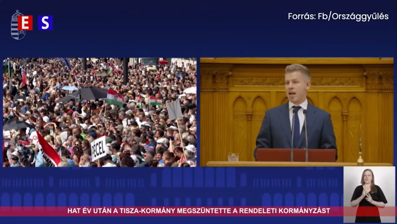 Hat év után a TISZA-kormány megszüntette a rendeleti kormányzást
