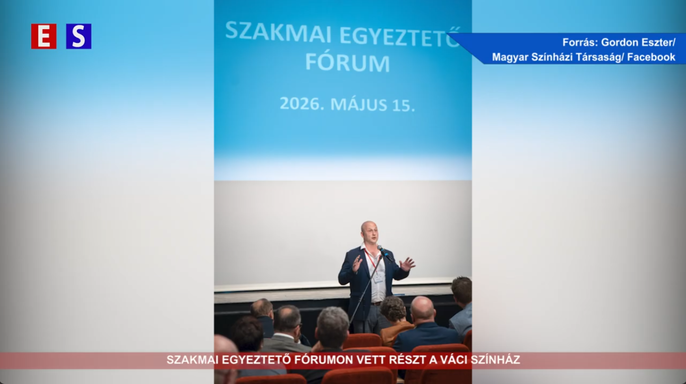 Szakmai egyeztető fórumon vett részt a váci színház
