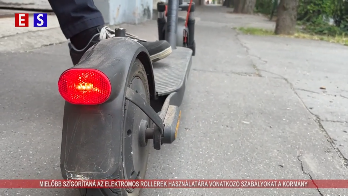 Mielőbb szigorítaná az elektromos rollerek használatára vonatkozó szabályokat a kormány
