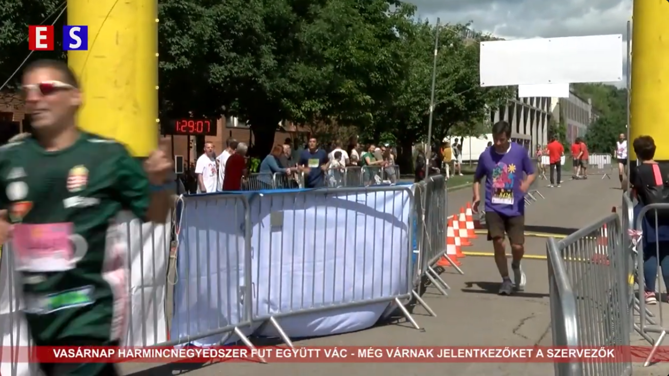 Vasárnap harmincnegyedszer fut együtt Vác – még várnak jelentkezőket a szervezők