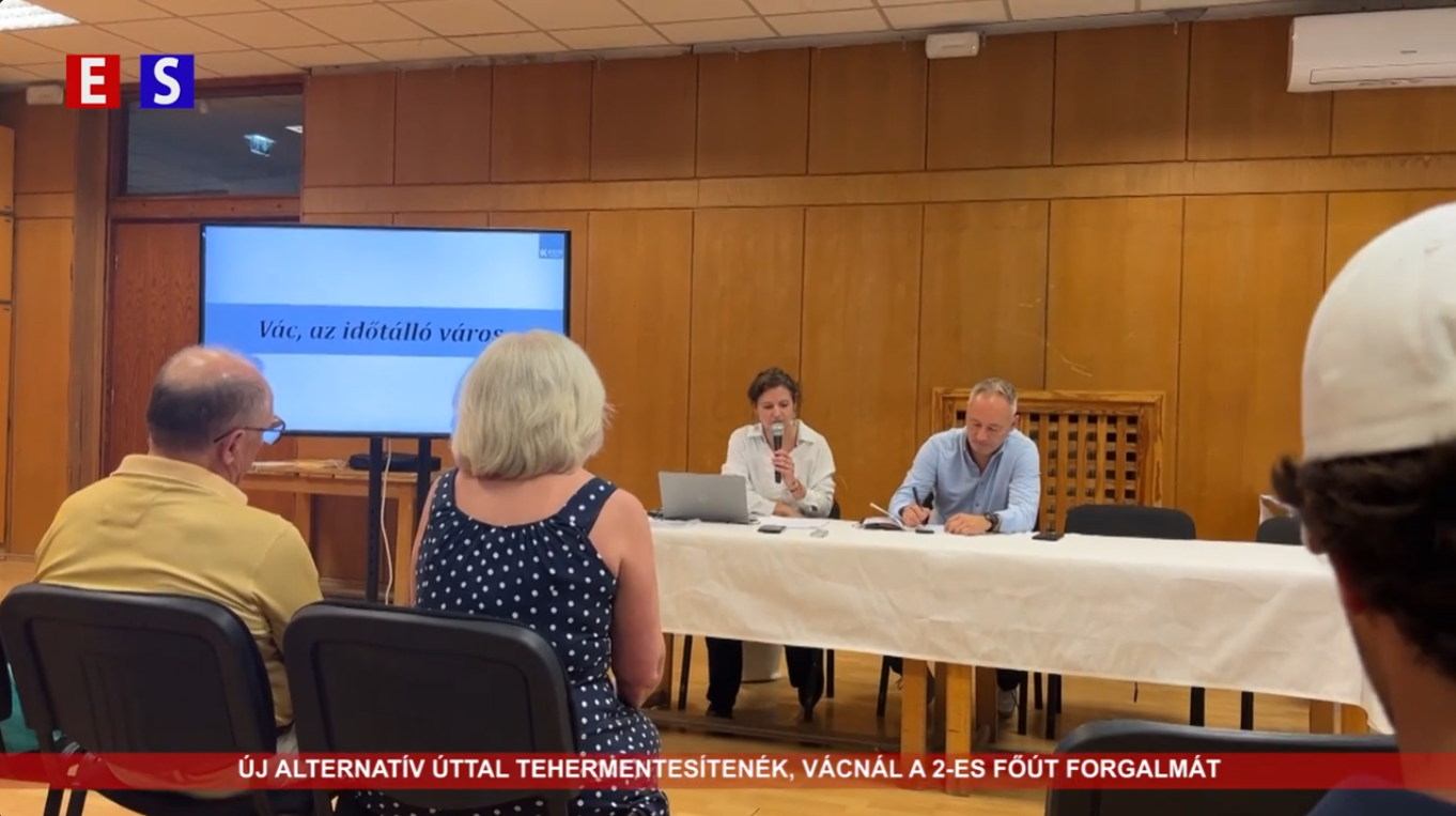 Új alternatív úttal tehermentesítenék, Vácnál a 2-es főút forgalmát