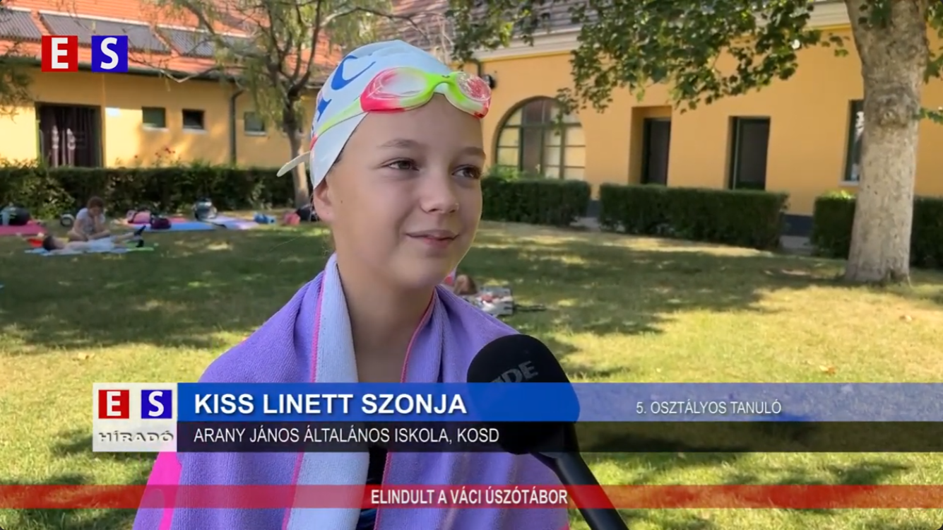 Elindult a váci úszótábor