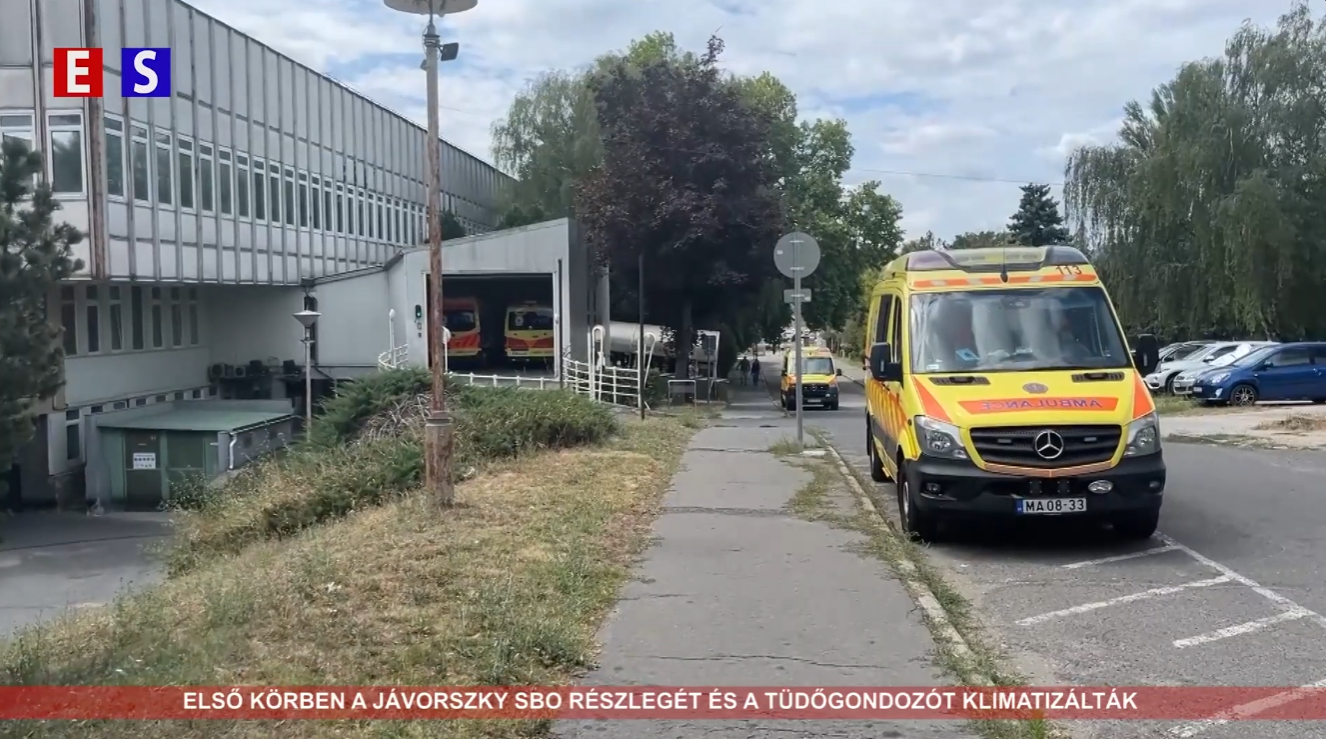Első körben a Jávorszky SBO részlegét és a tüdőgondozót klimatizálták